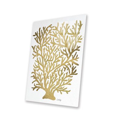 Or corail imprimé sur verre acrylique