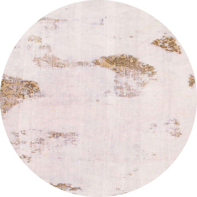 Abstract Indoor Rug, Round 6'