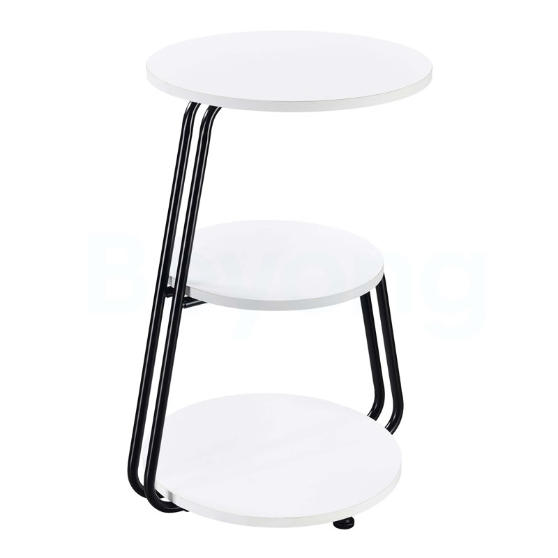 Table d'appoint ronde à 3 niveaux Dixon