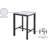 Noland Square Metal Outdoor Bar Table , 28'' in. W 28'' in. D-63541228