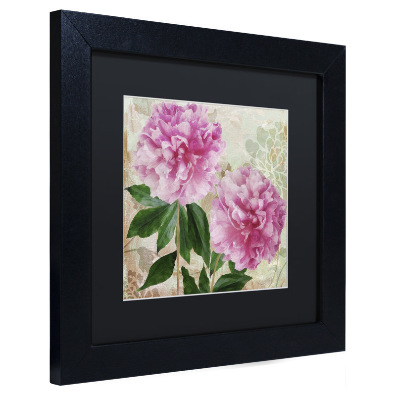 Jadaya «Sonata I», reproduction d'art encadrée, H 11 po x l 14 po x P 0,5 po, Noir