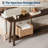 Extra Long 70.9" 2-Tier Wooden Console Table - Narrow Rustic Farmhouse Sofa Table Behind Couch - Large Storage Shelf for Hallway, Entryway, Foyer - Dark Brown-568498150