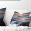 Magnifique coucher de soleil sur le lac Chudskoy - coussin décoratif imprimé Sea & Shore-29344265-89824613