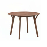 42.01" Wooden Dining Table for 4 Persons