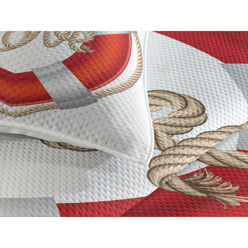 Buoy Coastal Coverlet, King Bedspread + 2 Shams