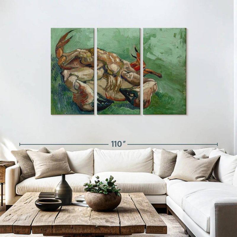 Brampt Crab On Its Back, 48" H x 74" W