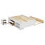  Structure de lit double Altona avec lit gigogne, 2 tiroirs, tablettes et table de chevet-1146151772