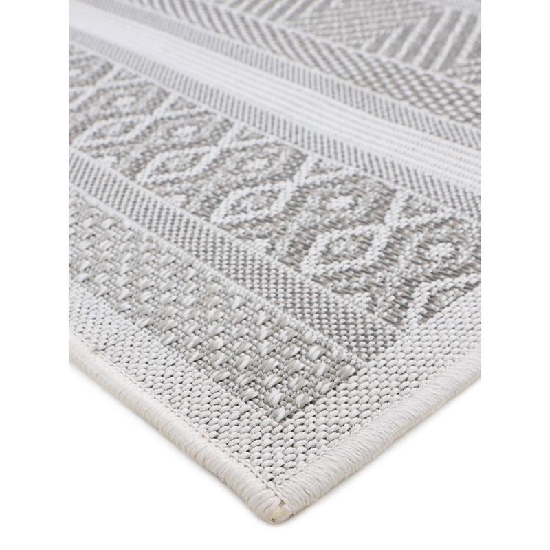 Indoor and outdoor rug, round, beige, flatweave, Rectangle 200 x 290cm