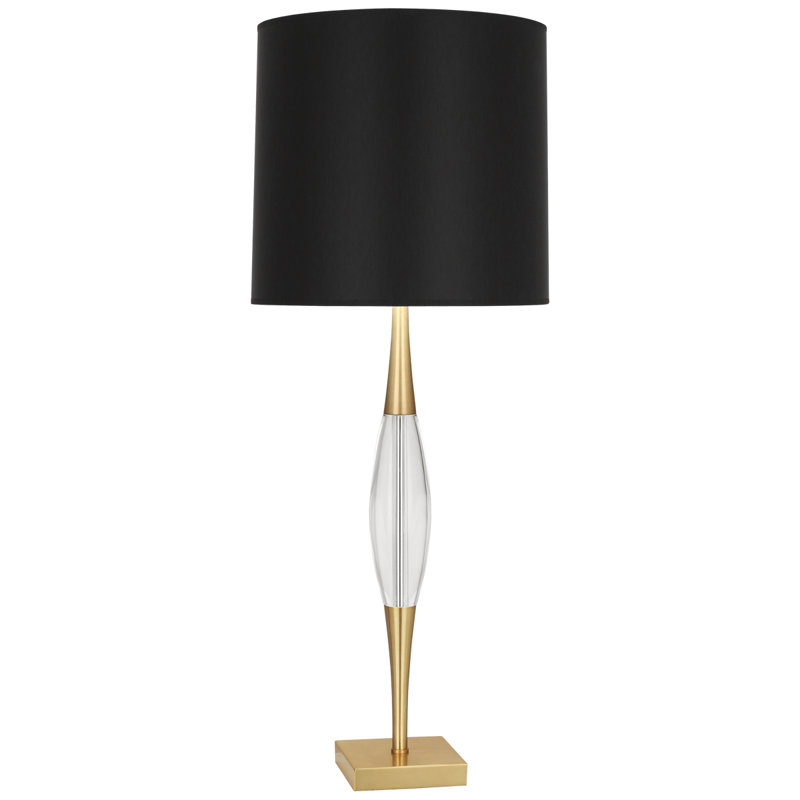 Juno Buffet Table Lamp, Black Opaque