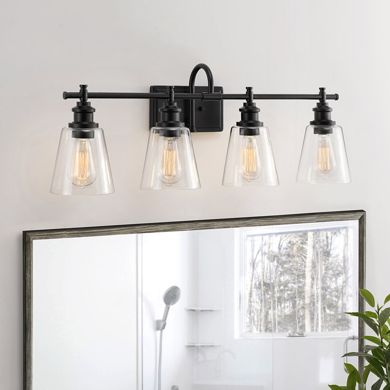 Éclairage pour meuble-lavabo à intensité variable DuChamp, Noir, 4