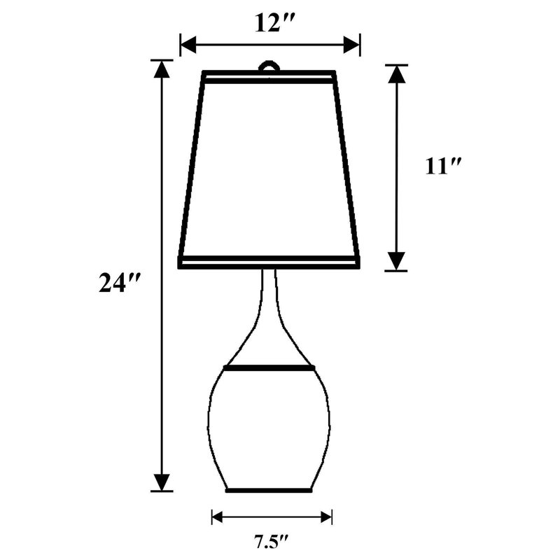 Ensemble de lampes de table 26 po Holmes Field, Argenté