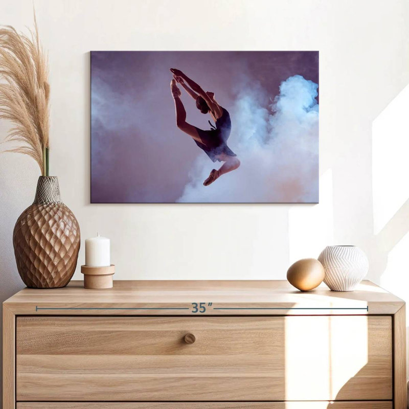 Ballerine bondissante, H 16 po x l 24 po