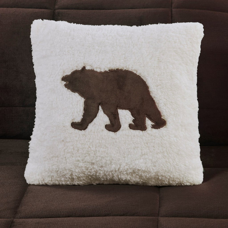 Plush Sherpa Bedding Sets, Full Queen Polyester Rustic Home Comfort