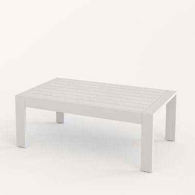 Aluminum Outdoor Patio Coffee Table by YOUDENOVA