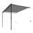 Manual RV Awning Kit, 18' Retractable Awning with Durable Aluminum Frame, Outdoor Shade Solution for Trailers and RVs (Black Gradient)