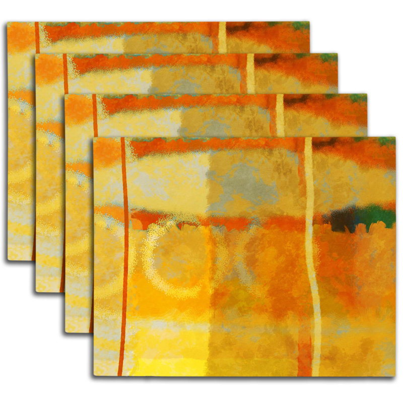 Napperon abstrait en polyester