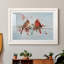 Cardinals in Winter - Reproduction encadrée sur papier-279445859-279445868