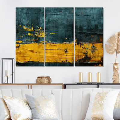 Ensemble de reproductions d'art sur toile géométriques modernes, l'Ukraine revistée