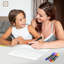 Scribbledo 2 Point Perspective Grid 11”x14” Large Graph Dry Erase Board Double-sided White Board Drawing Grid Lines Graphing Charts Whiteboard For Home School Classroom Teachers And Students