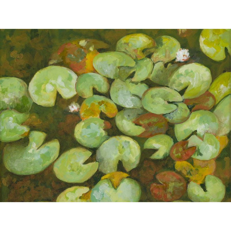 II par Ruth Hayes - Peinture, Papier avec cadre noir, 16" H x 20" W