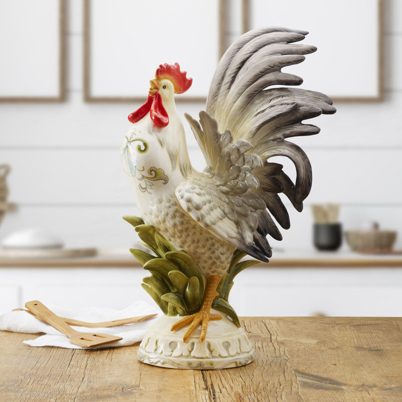 Fitz and Floyd Lantana Rooster Figurine
