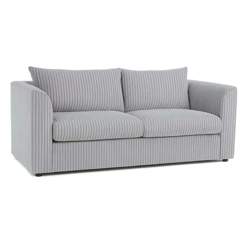 Corduroy Sofa, Silver