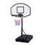 Portable Poolside Basketball Hoop System Basketball Hoop For Pool Height Adjustable 3.1Ft-4.7Ft With 36" Backboard For Indoor Outdoor Use