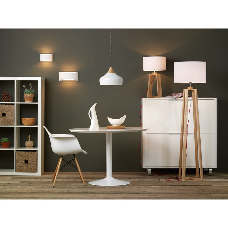 Nataly 1 - Light Dome Pendant, White