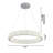 Transitional LED Round Crystal Halo Chandelier