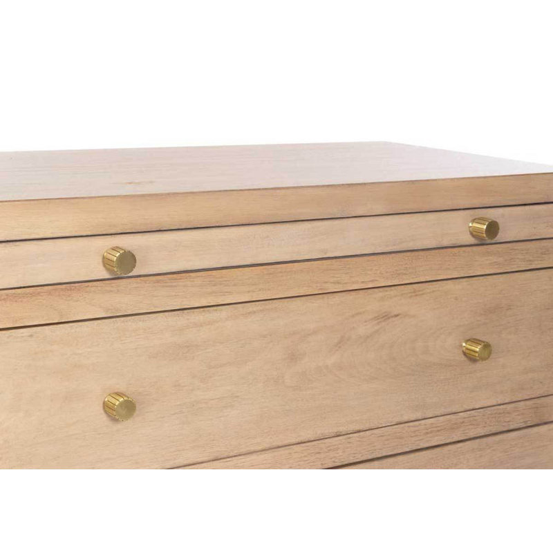 Brooklyn 4 - Drawer Solid Wood Nightstand
