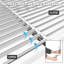 Pergola d'extérieur en métal avec toit réglable et système de drainage Domi-128832046-131373673