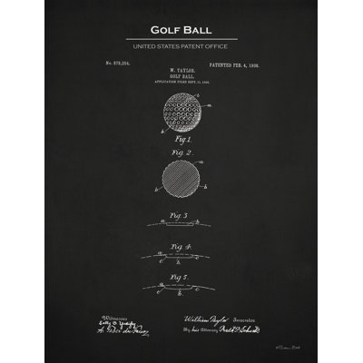 «Golf Ball», brevet sur toile par Susan Ball