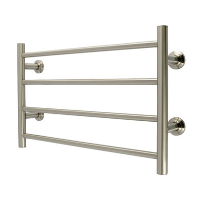 Kingston  Palatine 24-Inch X 16-Inch Stainless Steel Wall Mount 4-Tier Towel Rack
