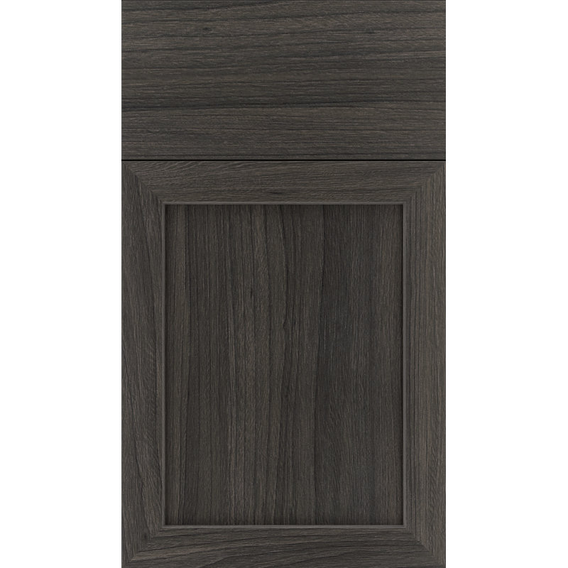 Dwelling Full Access Hillside Door Sample, Woodgrain Textured Black Forest