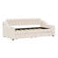 Upholstered Daybed With Drawers,Storage Armrests And USB Port-561189030