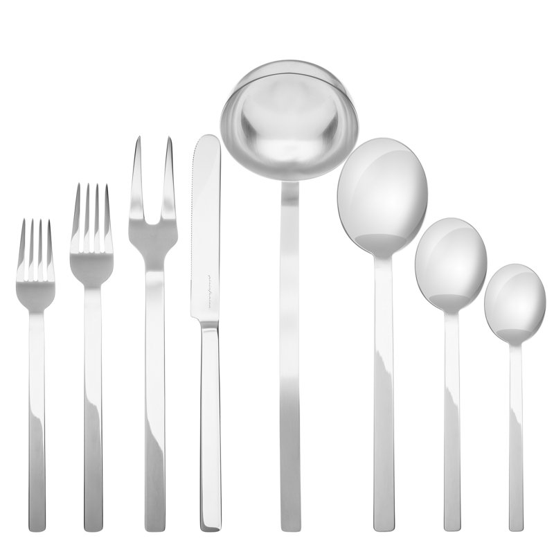 Ensemble de couverts Stile By Pininfarina - 43 pièces - Glace, Glace