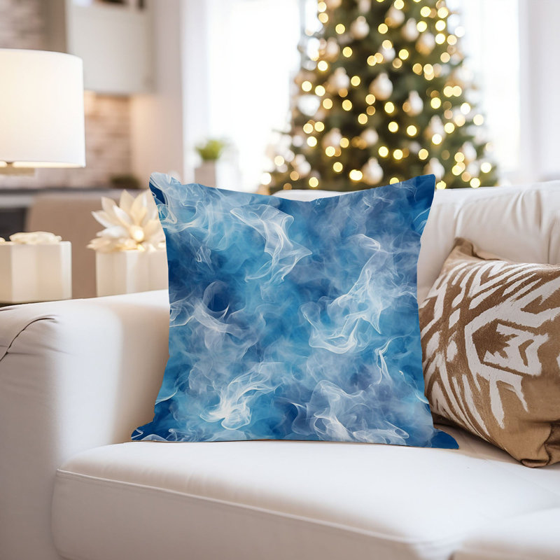 Abstract Blue Myst IV Modern, 20"H x 20"W