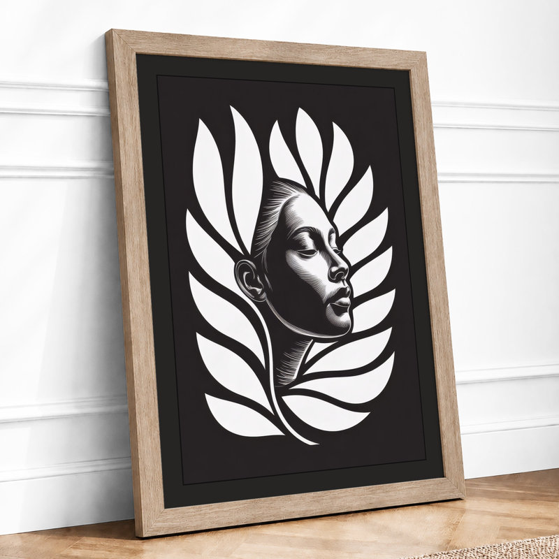 Classical Crown Botanical - Print, Oak, A4 - 29.7 x 21.0 cm