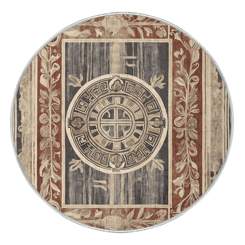 Mount Helicon Rug, Round 4'