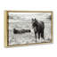 «Dartmoor Pony Lounging», art mural encadré flottant, design par Deborah Revell-1003553384-1003553386