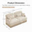 Canapé Comfy Chenille Leopard-133418539