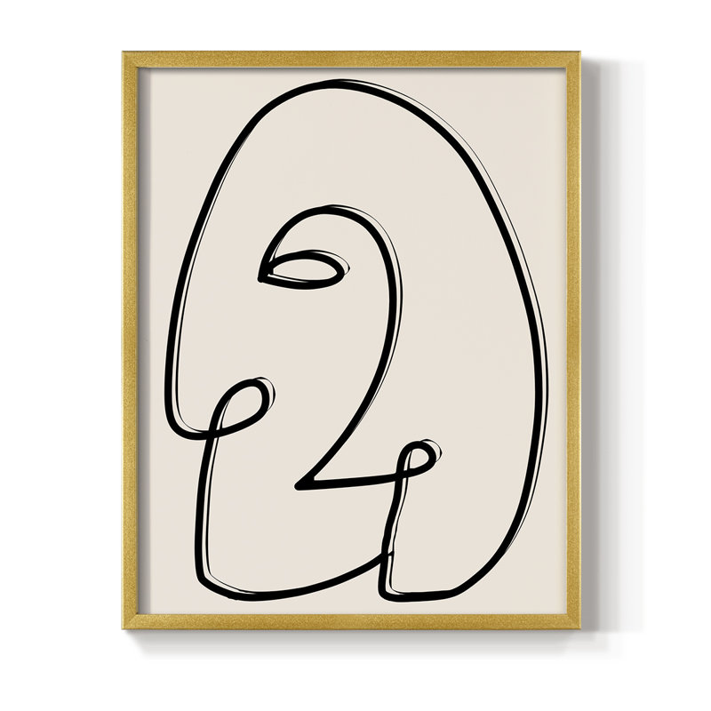 Face It II, reproduction encadrée - bois massif, H 10 po x l 8 po