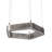 - Light Sparkle Silver LED Geometric Pendant