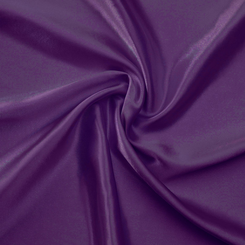 Juicy Couture Premium Silky Satin Sheet Sets, Purple, Twin XL Sheet Set with 1 Pillowcase