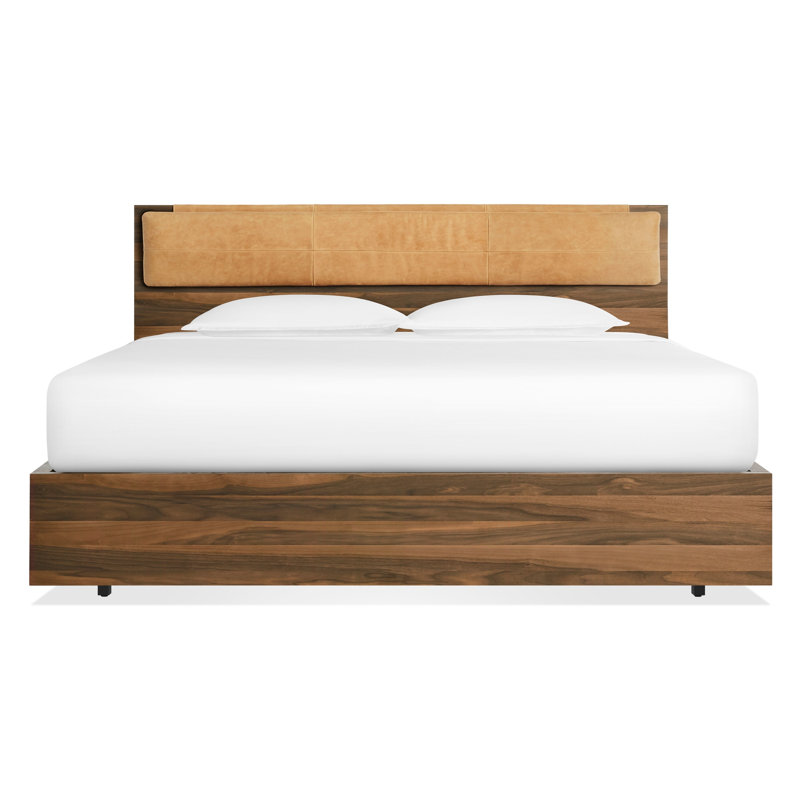 Homecoming Outdoor Bed, King, Camel Genuine Leather