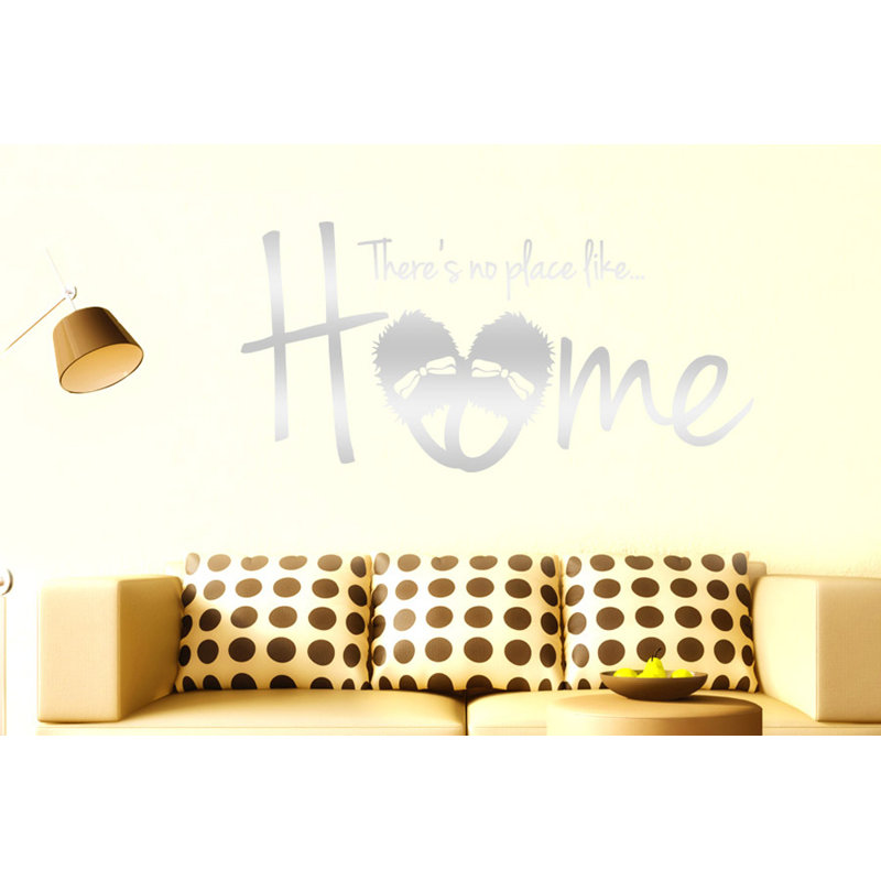 Non-Wall Damaging Wall Decal, Shiny Silver, Medium