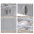 Fabric Shoe Storage Containers with Adjustable Dividers, Under Bed Shoe Organizer fits up to 24 Pairs, Gray-1624050494