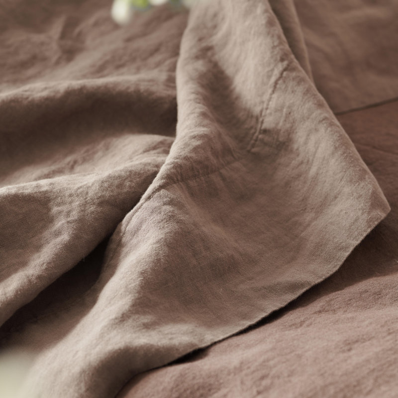 Biella Cocoa & Roebuck Duvet Cover, Queen Duvet Cover