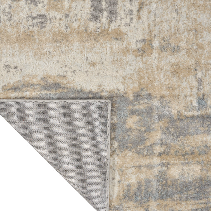 Cliffrose Abstract Area Rug, Rectangle 96 x 120cm
