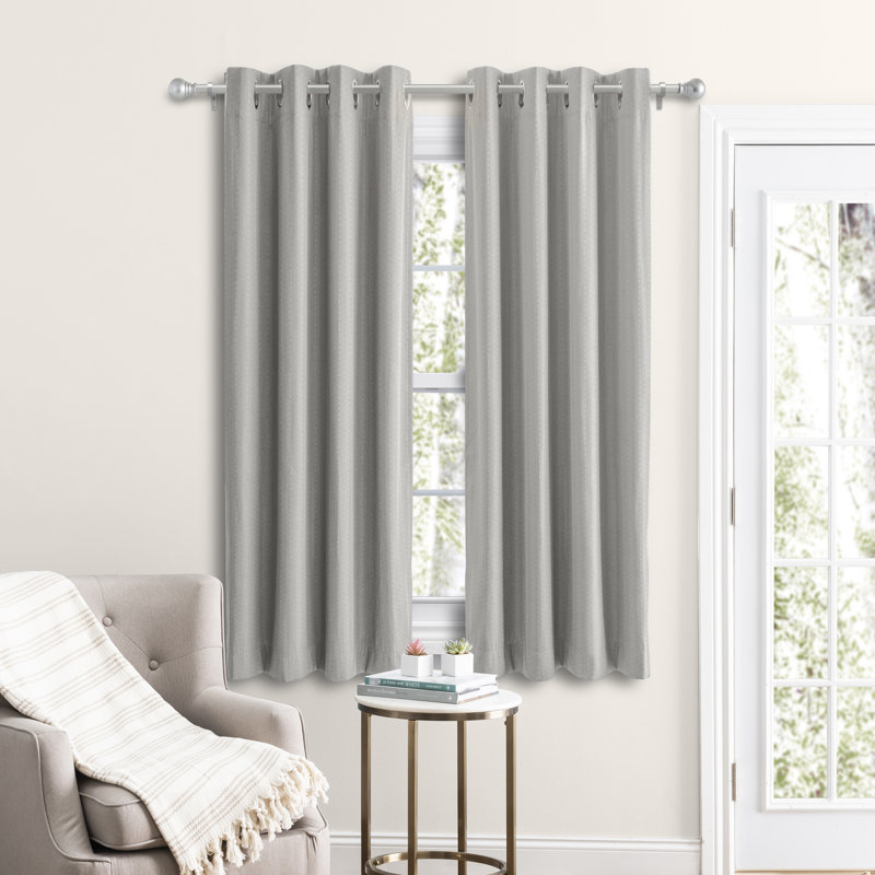 Paire de rideaux obscurcissant avec œillets Cedarpoint, Fumée, l 54 po x L 45 po